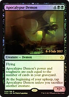 Apocalypse Demon - Foil - Prerelease Promo