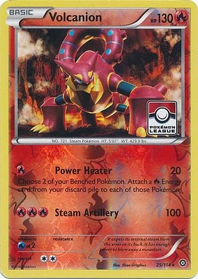 Volcanion - 25/114 - Pokemon League Promo