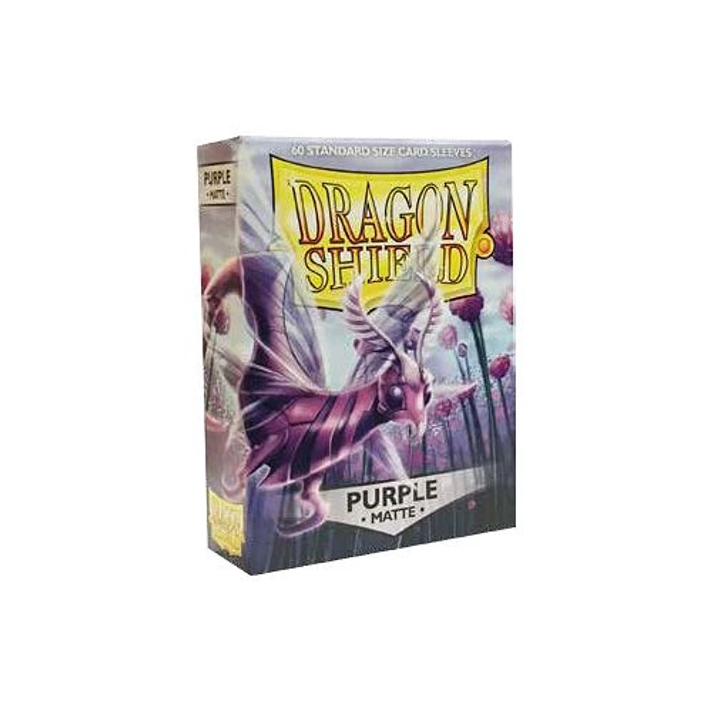 Dragon Shield Sleeves: Matte Purple (Box Of 60)