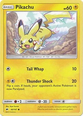 Pikachu - 40/147 Common