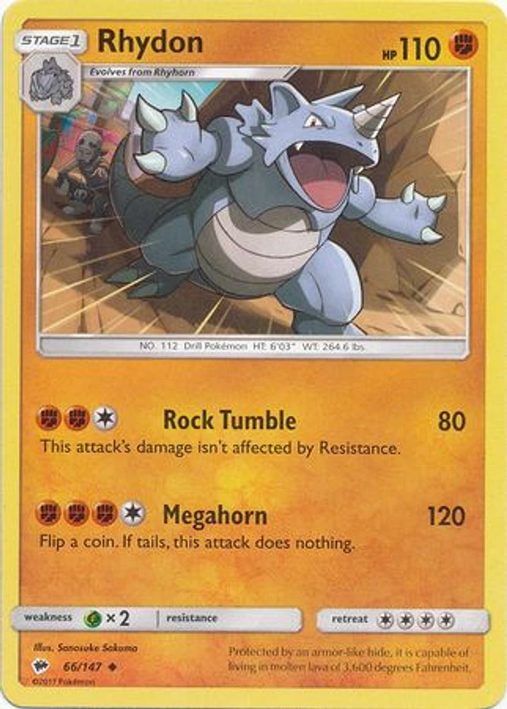 Rhydon - 66/147 Uncommon