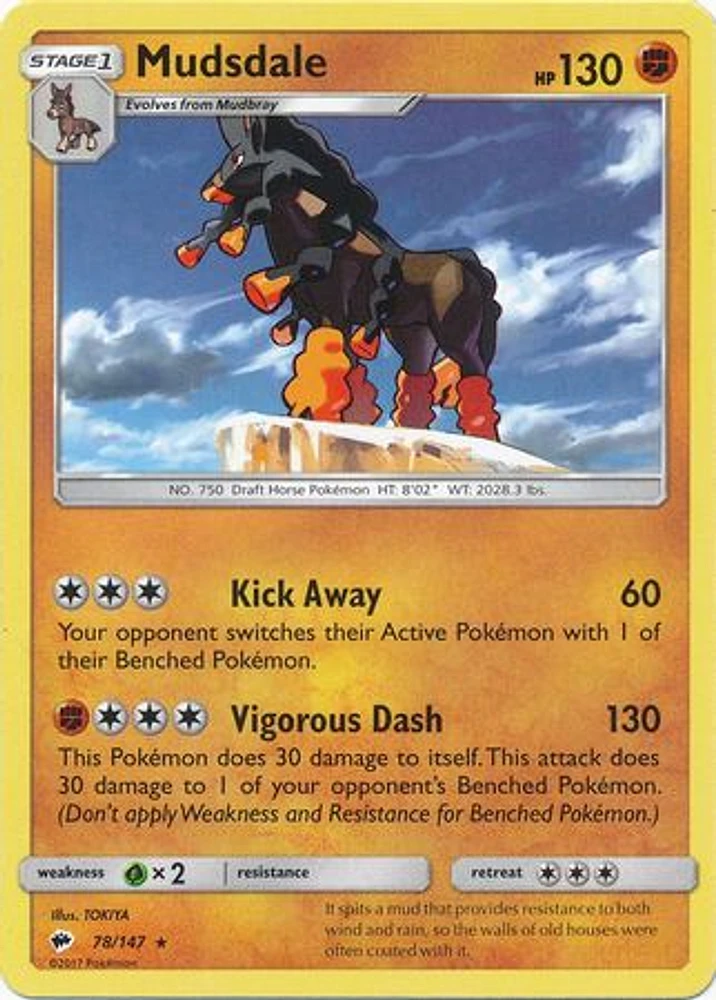 Mudsdale - 78/147 - Rare