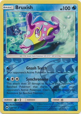 Bruxish - 38/147 Rare Reverse Holo