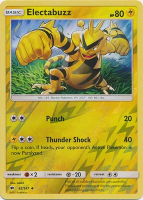 Electabuzz - 42/147 - Uncommon - Reverse Holo