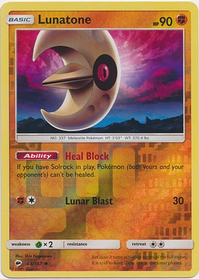 Lunatone - 68/147 - Uncommon - Reverse Holo