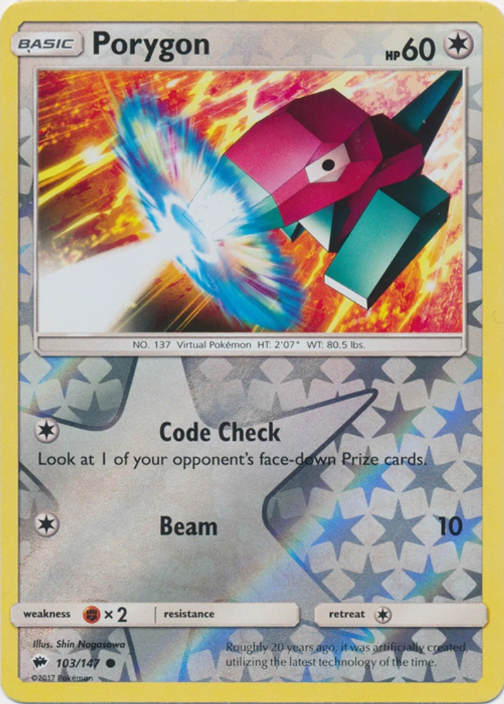 Porygon - 103/147 Common Reverse Holo