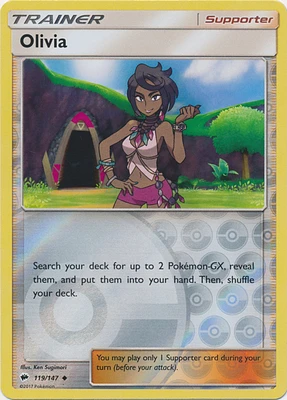 Olivia - 119/147 - Uncommon - Reverse Holo