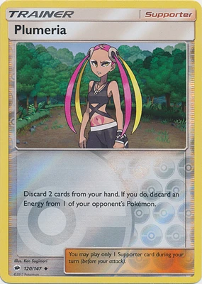 Plumeria - 120/147 Uncommon Reverse Holo