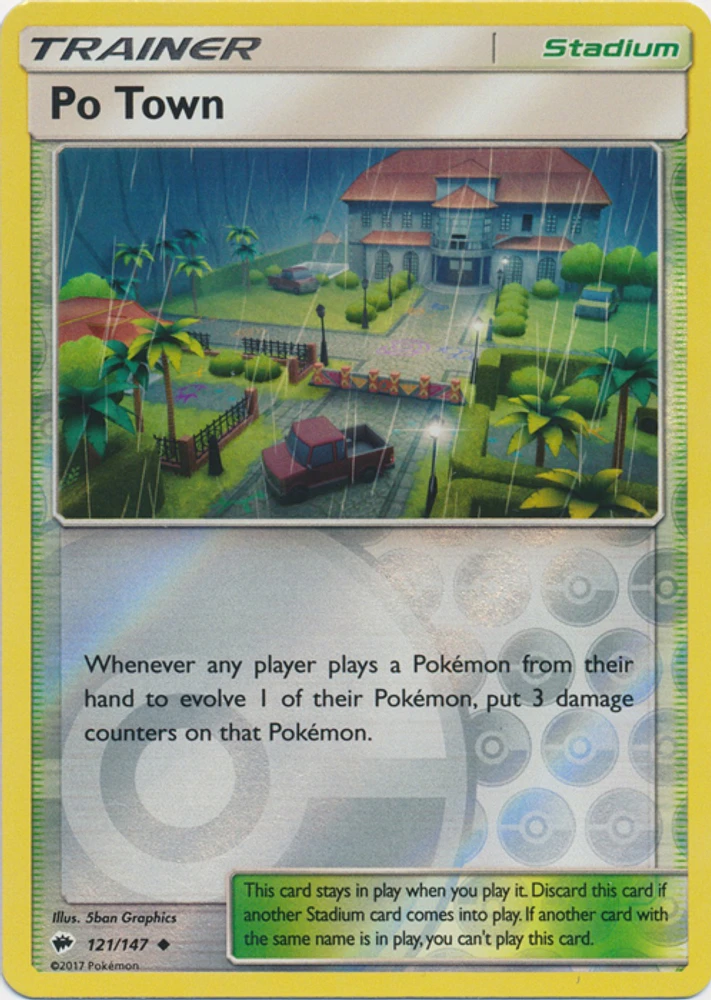 Po Town - 121/147 Uncommon Reverse Holo