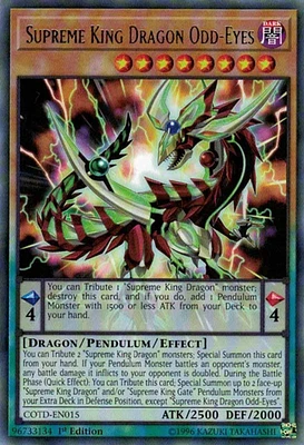 Supreme King Dragon Odd-Eyes - COTD-EN015 - Rare - 1st Edition