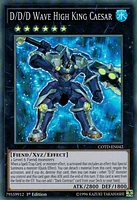 D/D/D Wave High King Caesar - COTD-EN042 - Super Rare - 1st Edition