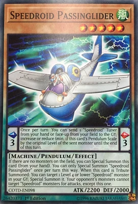 Speedroid Passinglider - COTD-EN098 - Common - 1st Edition