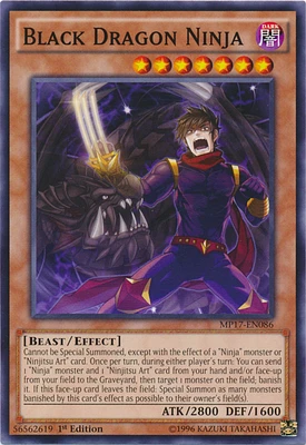 Black Dragon Ninja - MP17-EN086 - Common - 1st Edition