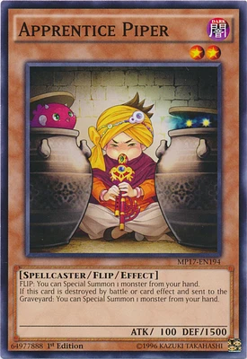 Apprentice Piper - MP17-EN194 - Common - 1st Edition