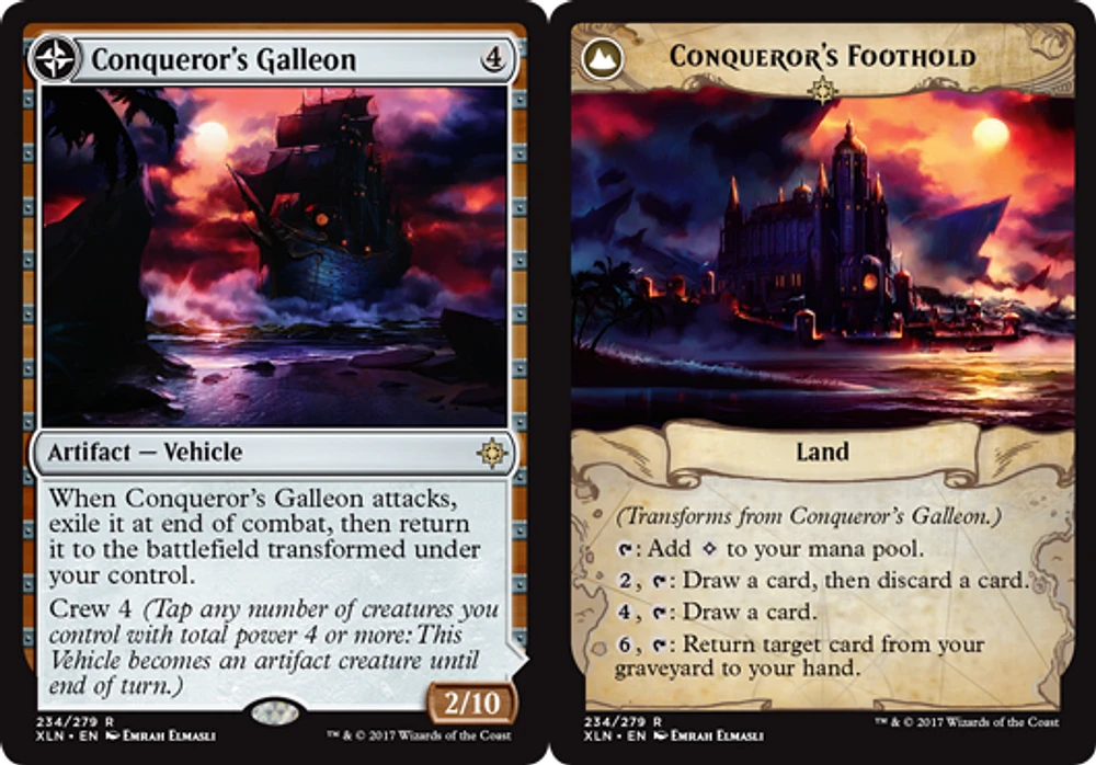 Conqueror's Galleon // Conqueror's Foothold