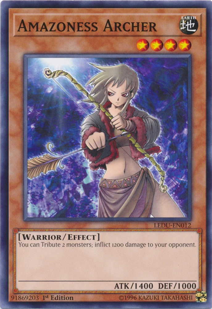 Amazoness Archer - LEDU-EN012 - Common - 1st Edition