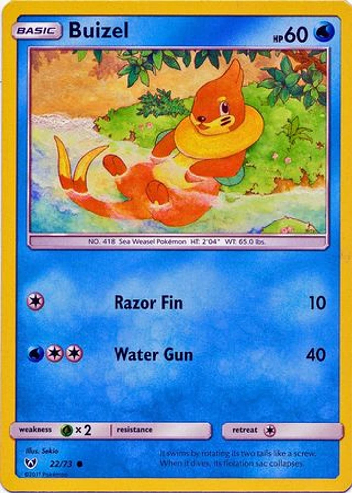 Buizel - 22/73 - Common