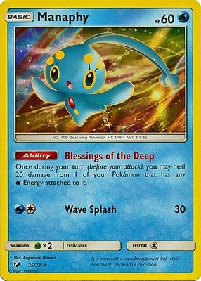 Manaphy - 25/73 - Holo Rare