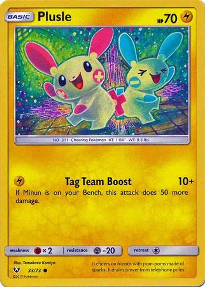 Plusle - 33/73 - Common