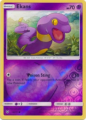 Ekans - 36/73 - Common - Reverse Holo