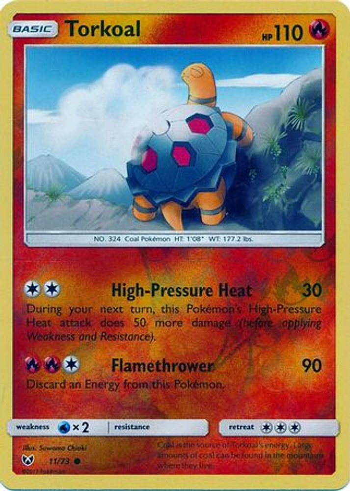 Torkoal - 11/73 - Common - Reverse Holo