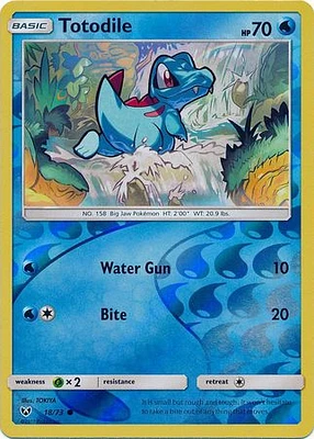 Totodile - 18/73 - Common - Reverse Holo