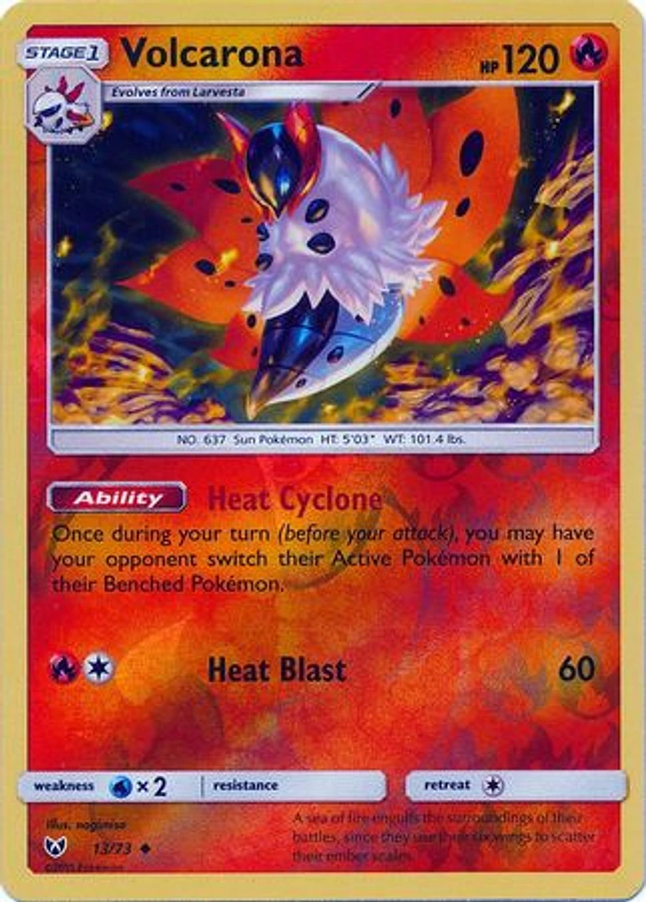 Volcarona - 13/73 - Uncommon - Reverse Holo