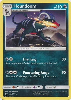 Houndoom - 59/111 - Rare