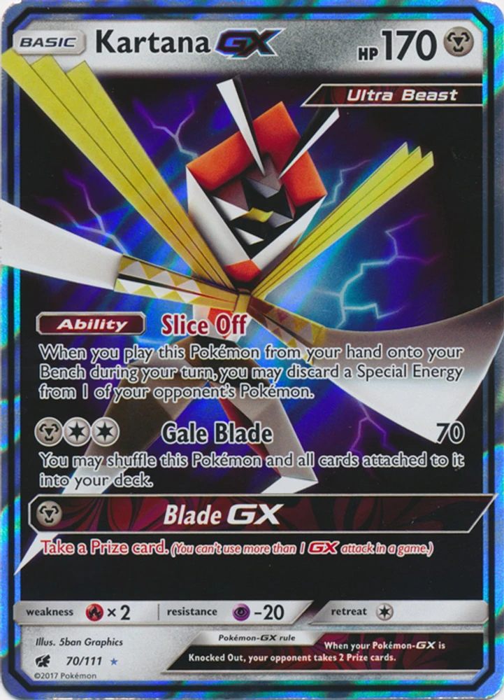 Kartana GX - 70/111 - Ultra Rare