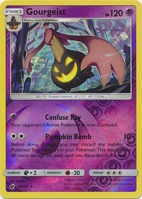 Gourgeist - 45/111 - Rare - Reverse Holo