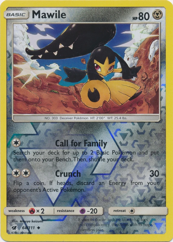 Mawile - 64/111 - Uncommon - Reverse Holo