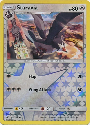 Staravia - 82/111 - Uncommon - Reverse Holo