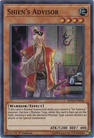 Shien's Advisor - SPWA-EN046 - Super Rare - 1st Edition