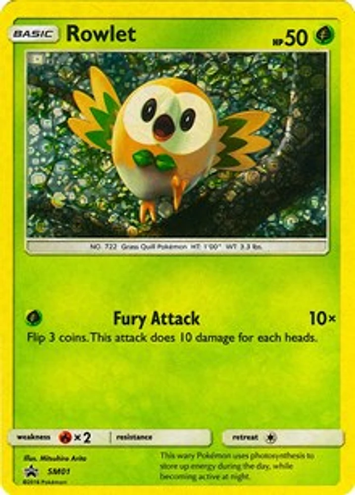 Rowlet - SM01 (Cereal Box Promo) - SM Black Star Promo