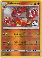 Incineroar - 26/149 - Rare - Pokemon League Promo