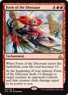 Form of the Dinosaur - Foil - Prerelease Promo