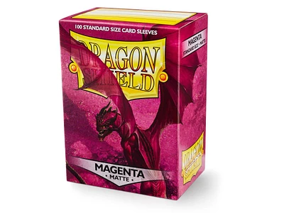 Dragon Shield Sleeves: Matte Magenta (Box Of 100)