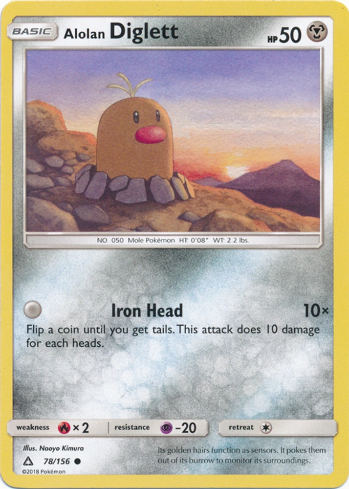 Alolan Diglett - 78/156