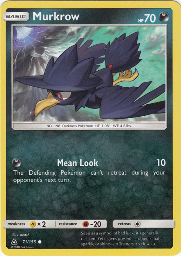 Murkrow - 71/156 - Common