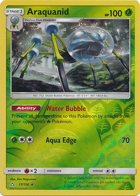 Araquanid - 17/156 Rare Reverse Holo