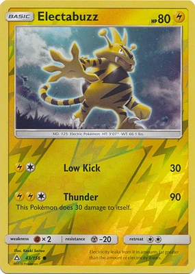 Electabuzz - 43/156 - Common - Reverse Holo