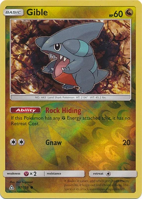 Gible - 97/156 - Common - Reverse Holo