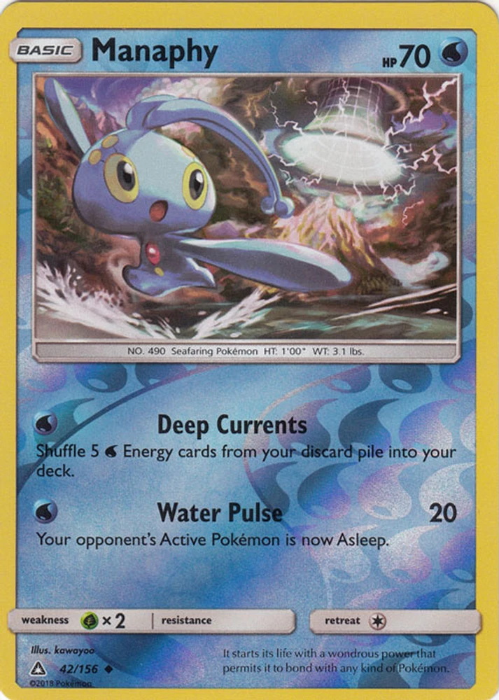 Manaphy - 42/156 - Uncommon - Reverse Holo