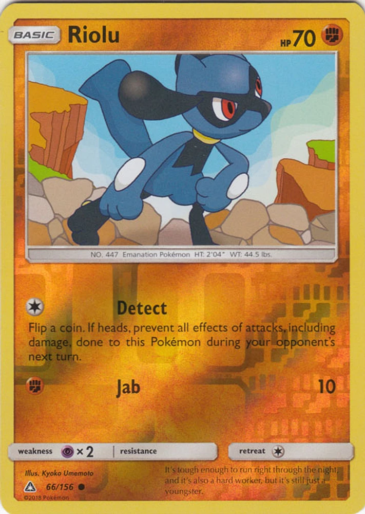 Riolu - 66/156 - Common - Reverse Holo