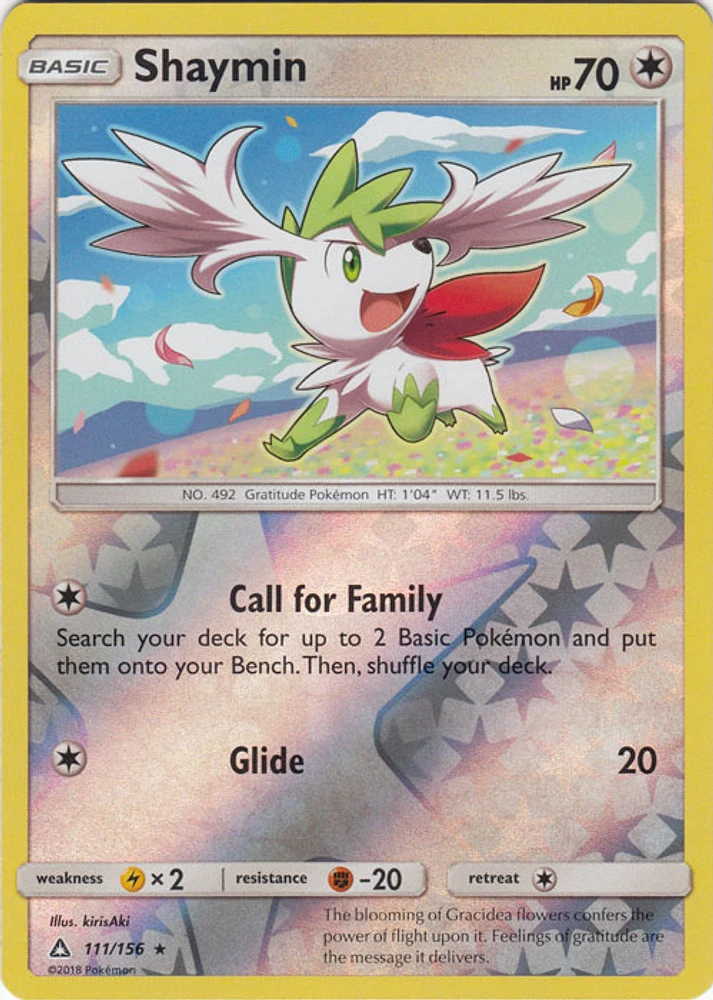 Shaymin - 111/156 - Rare - Reverse Holo