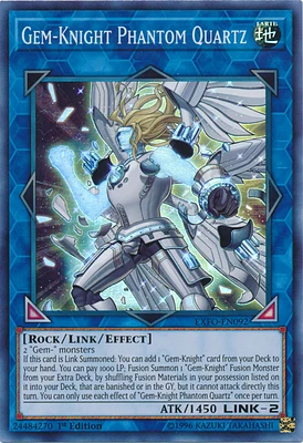 Gem-Knight Phantom Quartz - EXFO-EN092 - Super Rare - 1st Edition