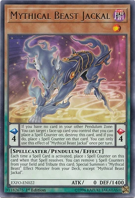 Mythical Beast Jackal - EXFO-EN022 - Rare