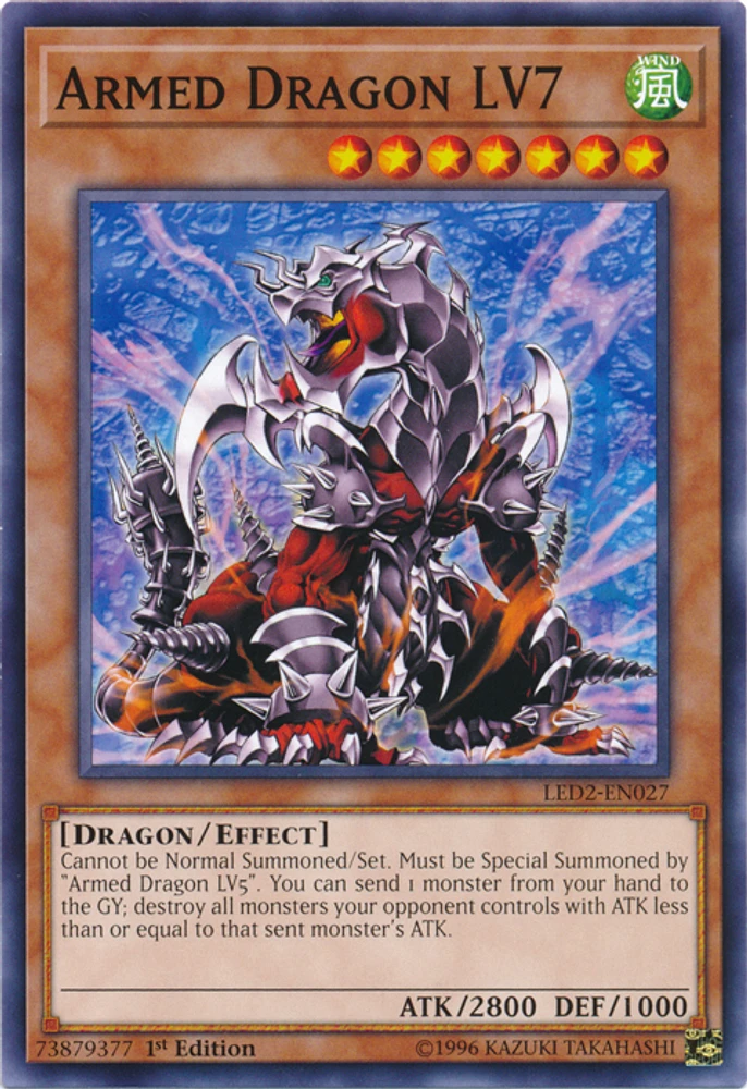 Armed Dragon LV7 - LED2-EN027 - Common - 1st Edition