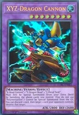 XYZ-Dragon Cannon - LCKC-EN061 - Ultra Rare - 1st Edition