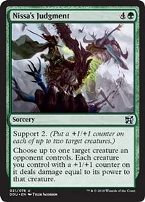 Nissa's Judgment